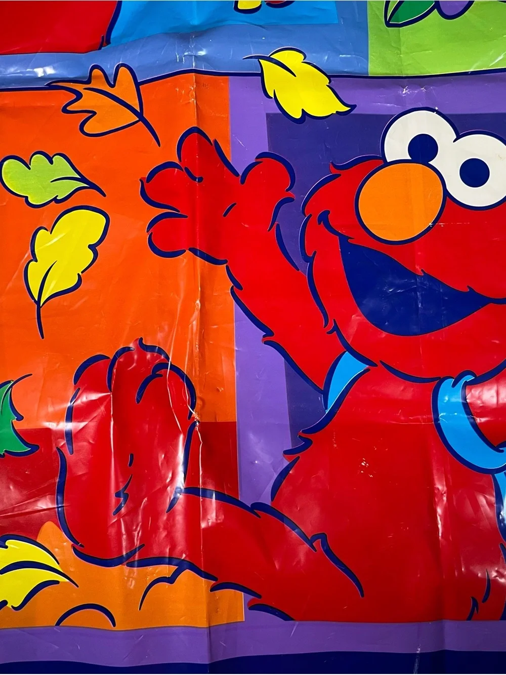 Sesame‎ Street Elmo Four Seasons Vinyl Play N Eat Mat 36x48 Floor Topper 2010